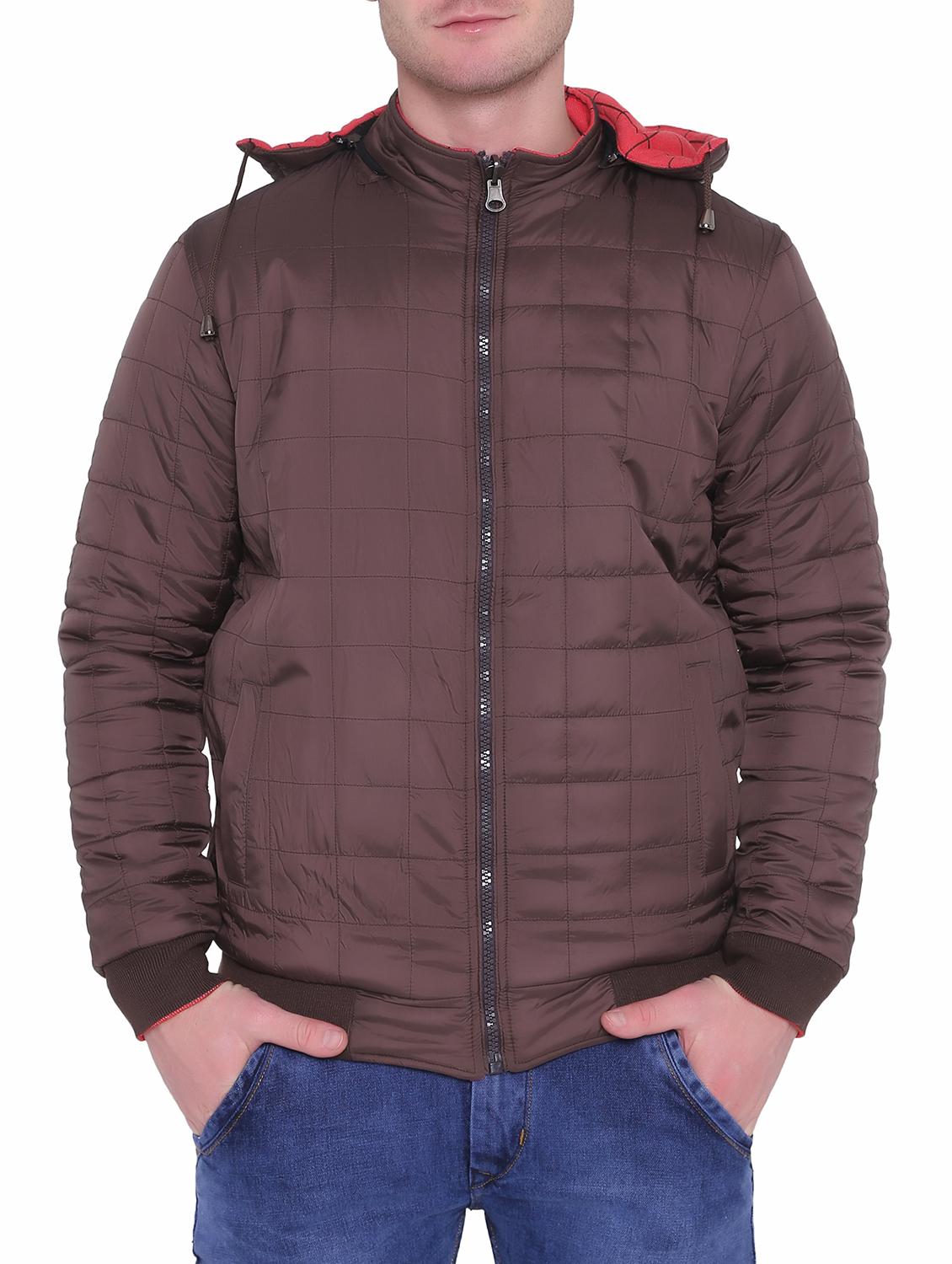 red polyester blend reversible jacket - 15726590 - Zoom Image - 4