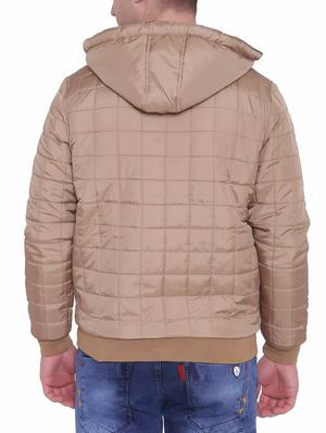 brown polyester blend reversible jacket - 15726591 - Standard Image - 4