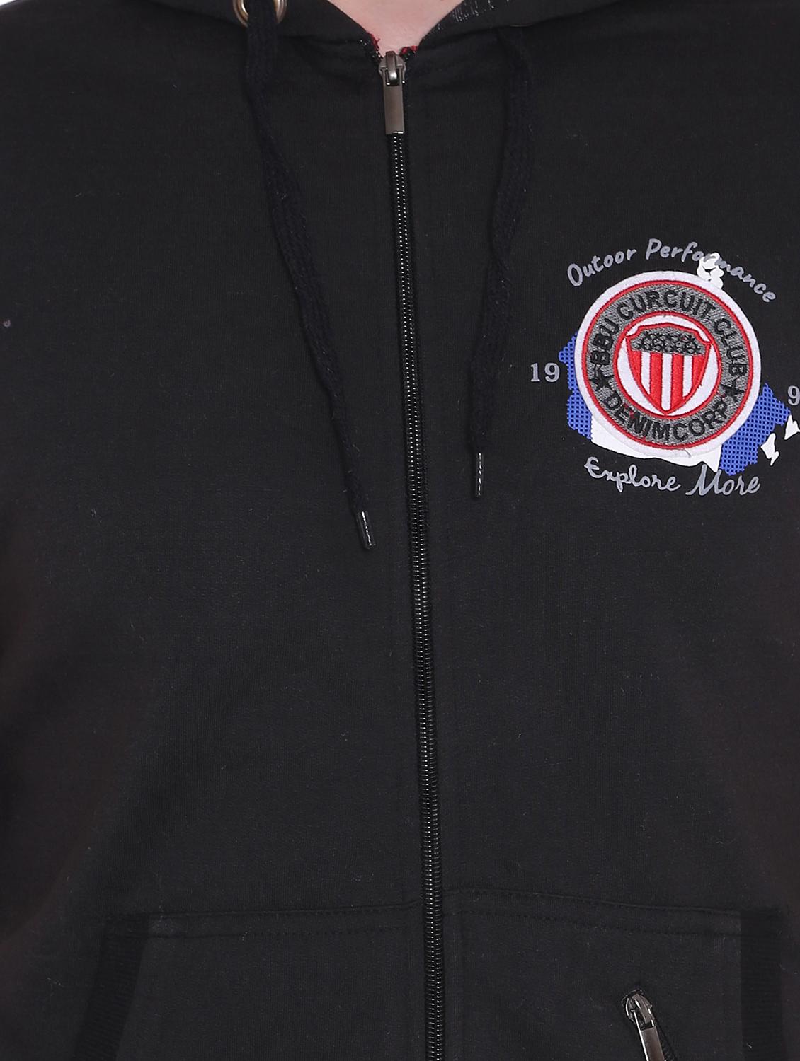black cotton sweatshirt - 15726597 - Zoom Image - 4