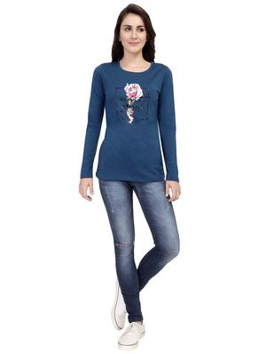 graphic print long sleeved tee - 15726861 - Standard Image - 4