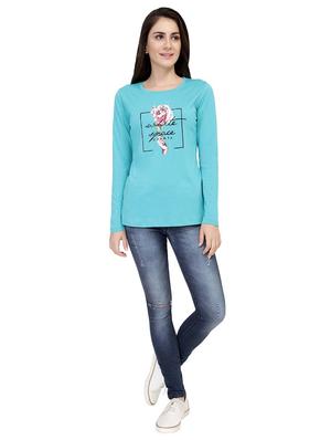 graphic print long sleeved tee - 15726862 - Standard Image - 4