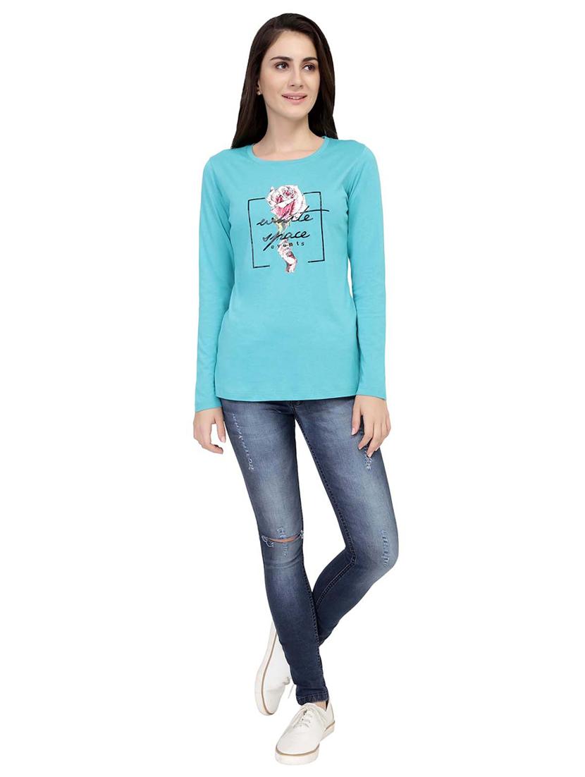 graphic print long sleeved tee - 15726862 - Zoom Image - 4