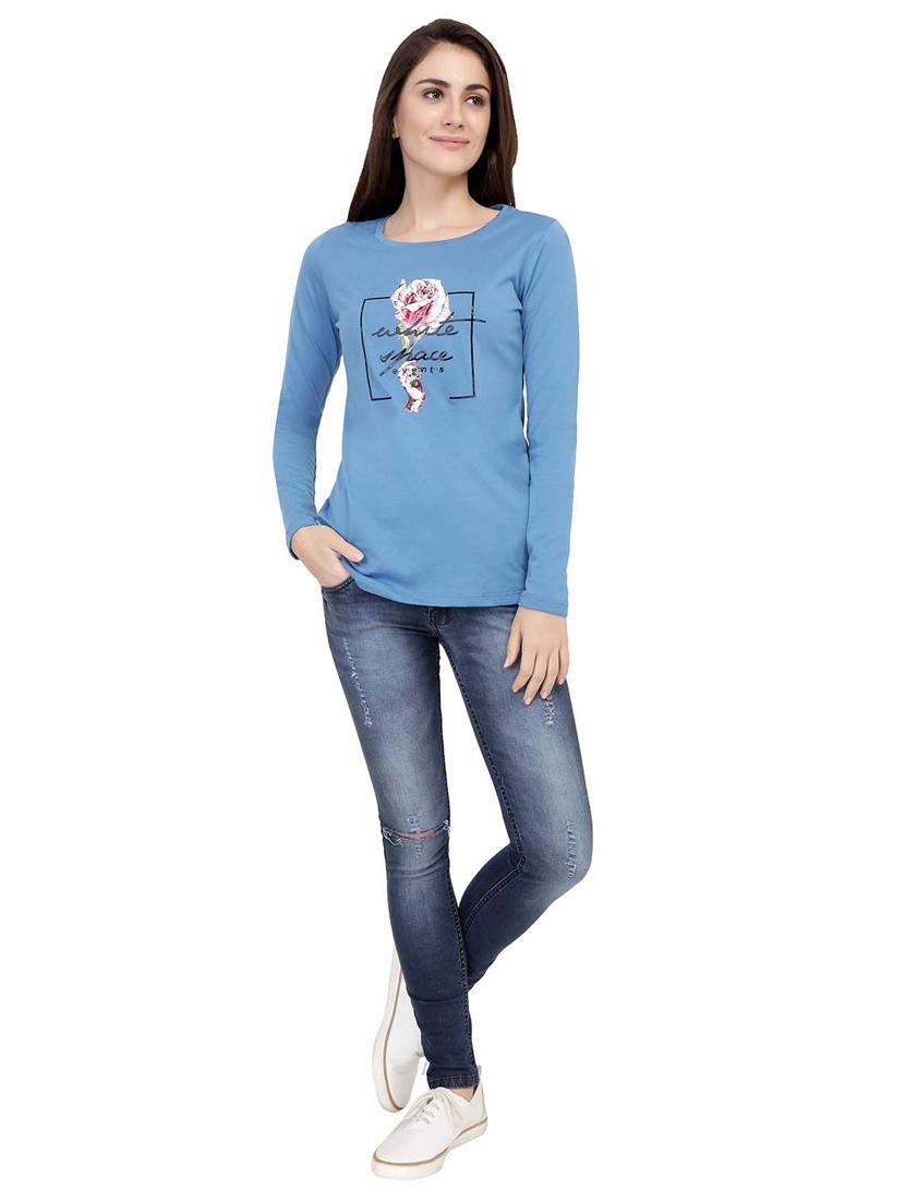 graphic print long sleeved tee - 15726863 - Zoom Image - 4