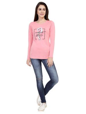 graphic print long sleeved tee - 15726865 - Standard Image - 4