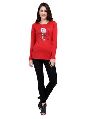 graphic print long sleeved tee - 15726866 - Standard Image - 4