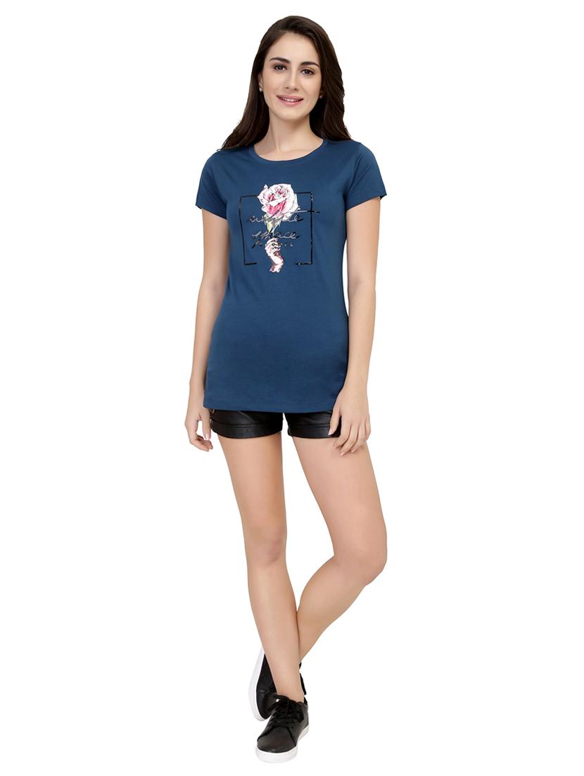 Graphic Print Short Sleeved Tee - 15726871 - Zoom Image - 4