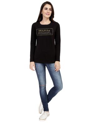 slogan print long sleeved tee - 15726880 - Standard Image - 4