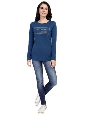 slogan print long sleeved tee - 15726881 - Standard Image - 4