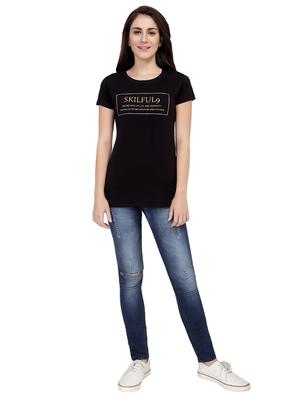 Slogan Print Short Sleeved Tee - 15726889 - Standard Image - 4