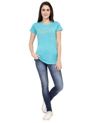 Slogan Print Short Sleeved Tee - 15726892 - Standard Image - 4