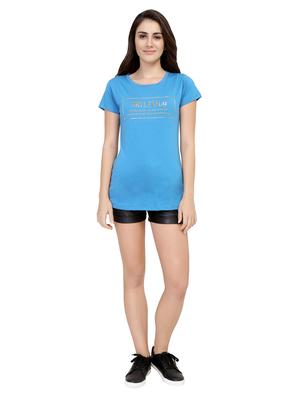 Slogan Print Short Sleeved Tee - 15726893 - Standard Image - 4