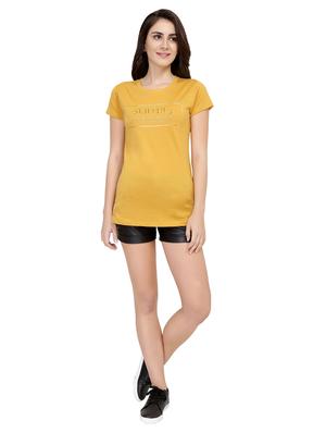 Slogan Print Short Sleeved Tee - 15726897 - Standard Image - 4