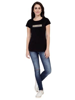 letter patch short sleeved tee - 15726898 - Standard Image - 4