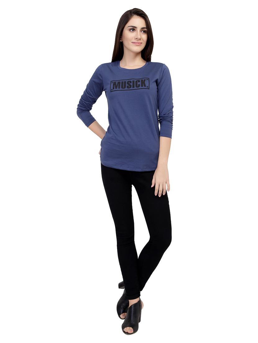 Graphic Print Long Sleeved Tee - 15726911 - Zoom Image - 4