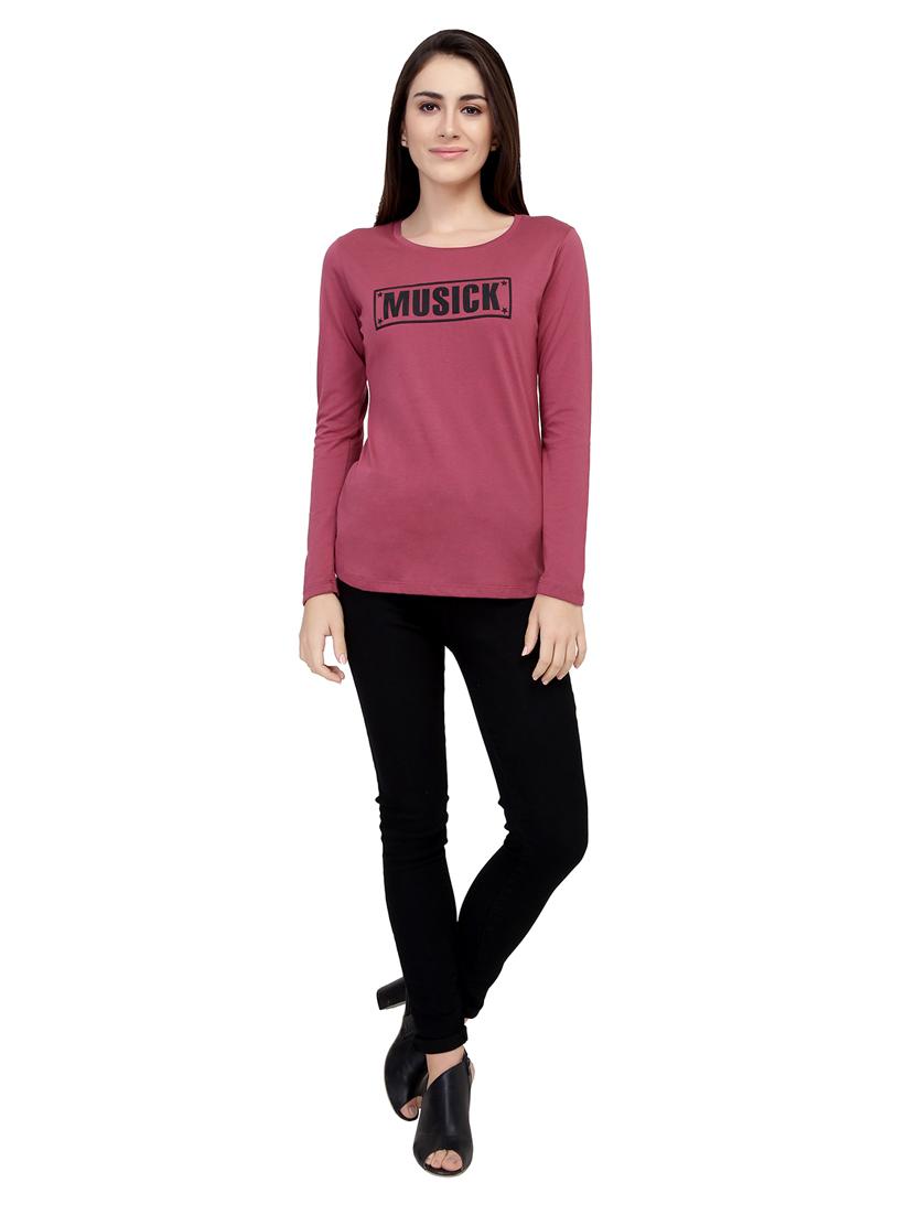 Graphic Print Long Sleeved Tee - 15726915 - Zoom Image - 4