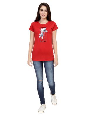 Graphic Print Short Sleeved Tee - 15726944 - Standard Image - 4
