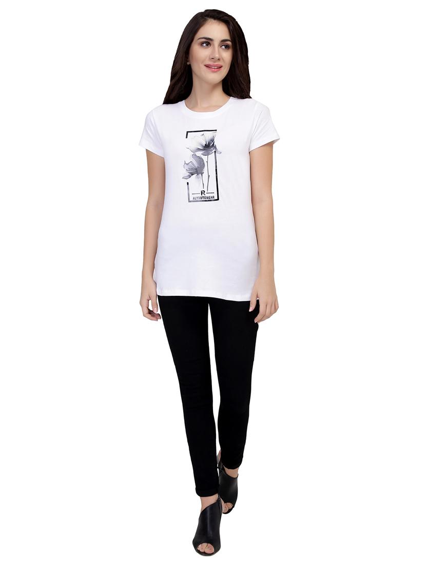 Graphic Print Short Sleeved Tee - 15726945 - Zoom Image - 4