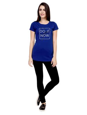 Slogan Print Short Sleeved Tee - 15726956 - Standard Image - 4
