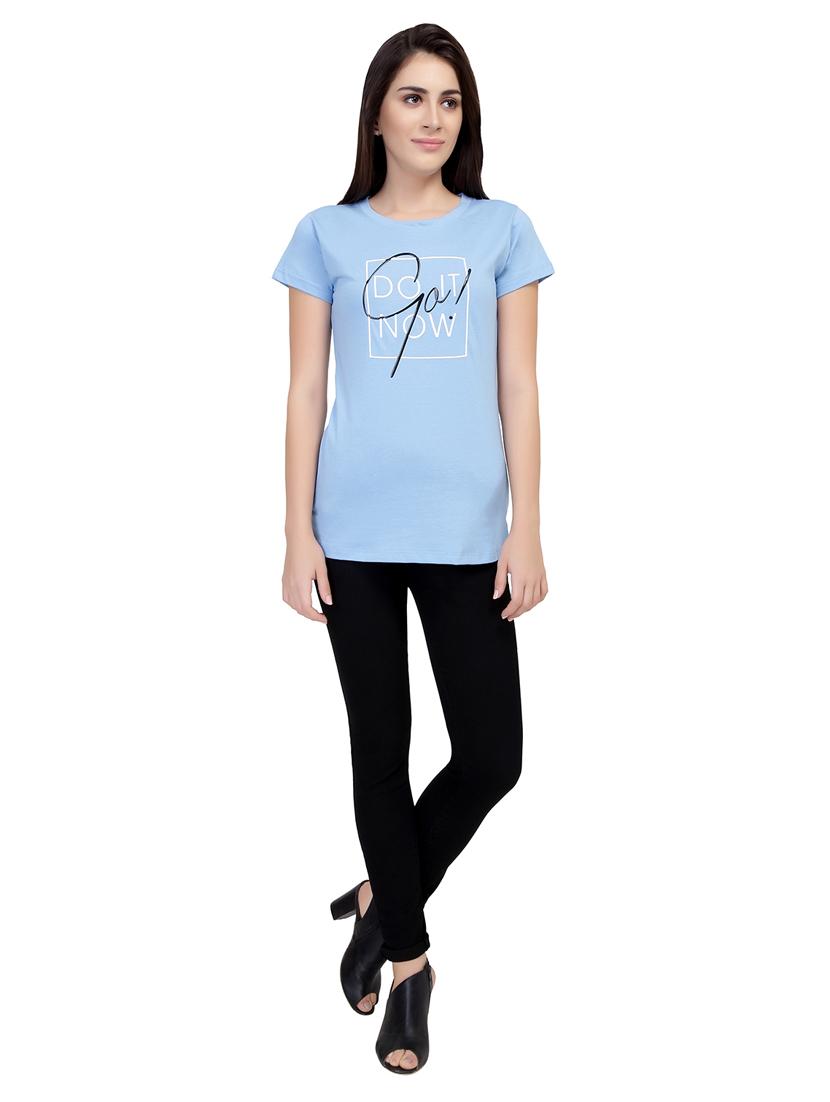 Slogan Print Short Sleeved Tee - 15726958 - Zoom Image - 4