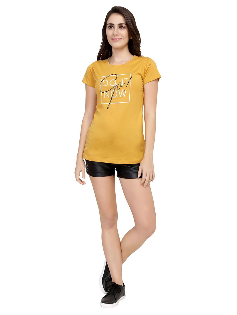 Slogan Print Short Sleeved Tee - 15726962 - Zoom Image - 4