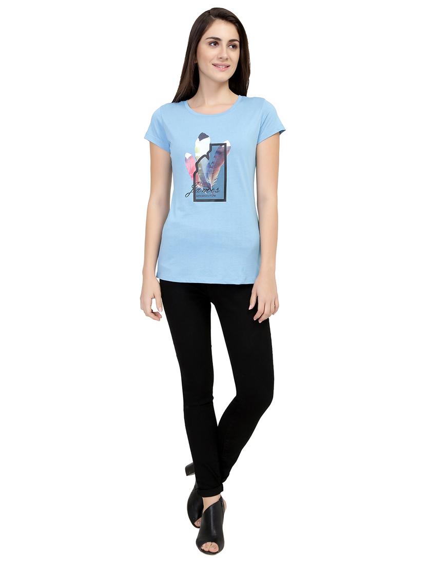 Graphic Print Short Sleeved Tee - 15726964 - Zoom Image - 4