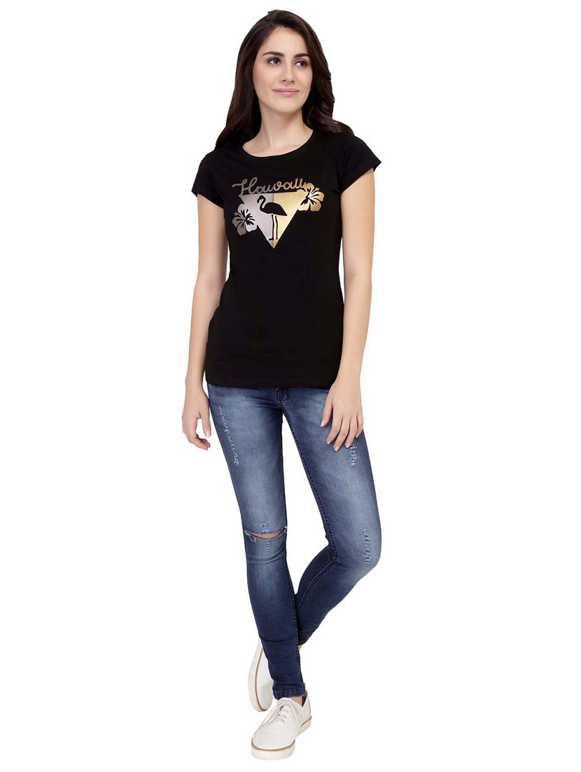 Graphic Print Short Sleeved Tee - 15726968 - Zoom Image - 4