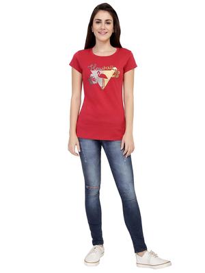 Graphic Print Short Sleeved Tee - 15726971 - Standard Image - 4