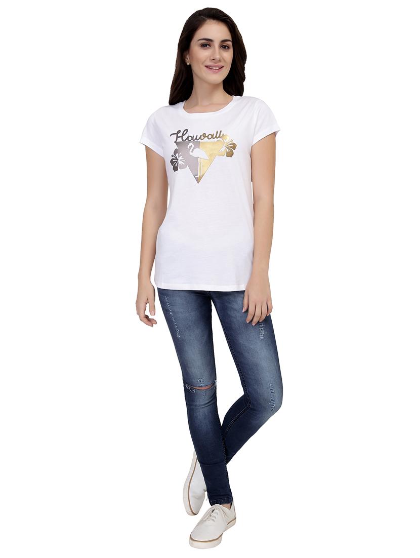 Graphic Print Short Sleeved Tee - 15726972 - Zoom Image - 4