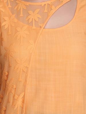 lace paneled cut out detail tunic - 15727040 - Standard Image - 4