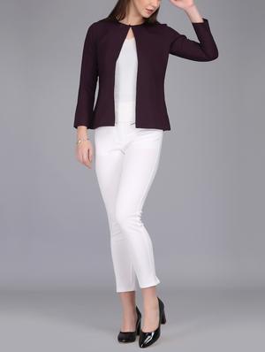 plum button detail shrug - 15727043 - Standard Image - 4