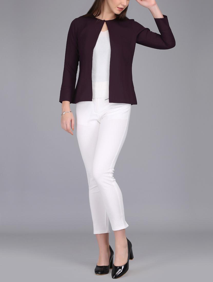 plum button detail shrug - 15727043 - Zoom Image - 4