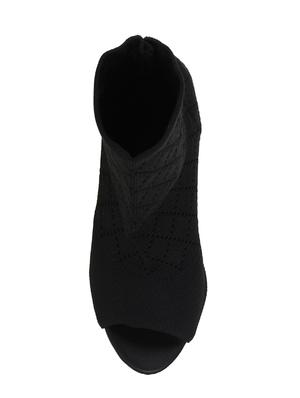 black slip on sandals - 15727125 - Standard Image - 4
