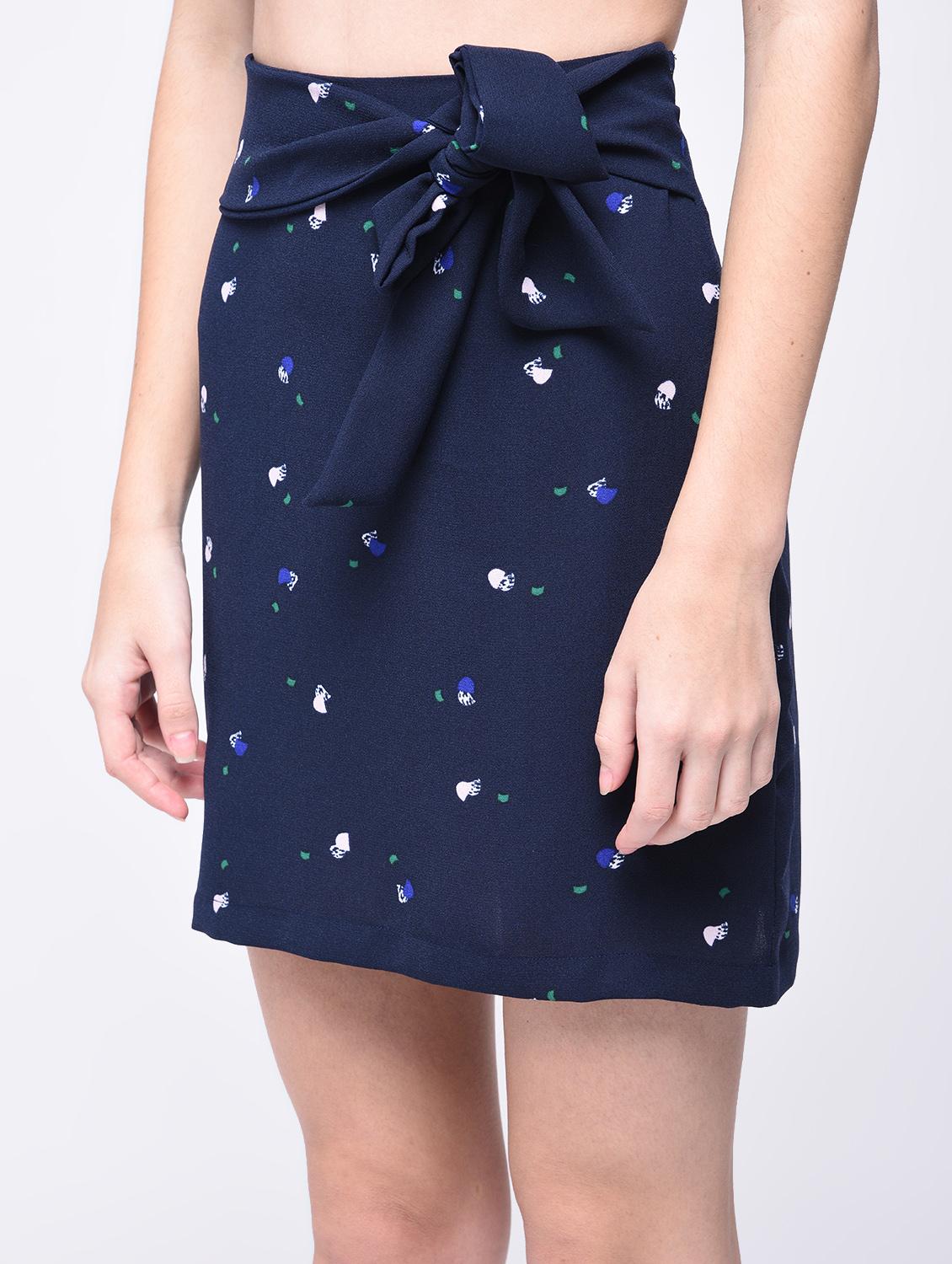 front bow tie up skirt - 15727240 - Zoom Image - 4