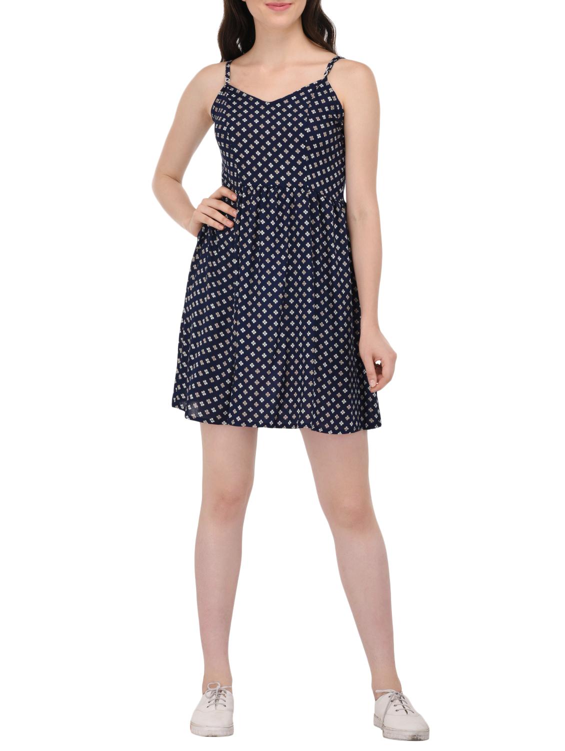 smocked back gathered waist dress - 15727260 - Zoom Image - 4