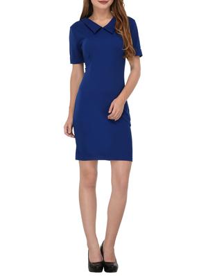 turn up sleeved sheath dress - 15727269 - Standard Image - 4