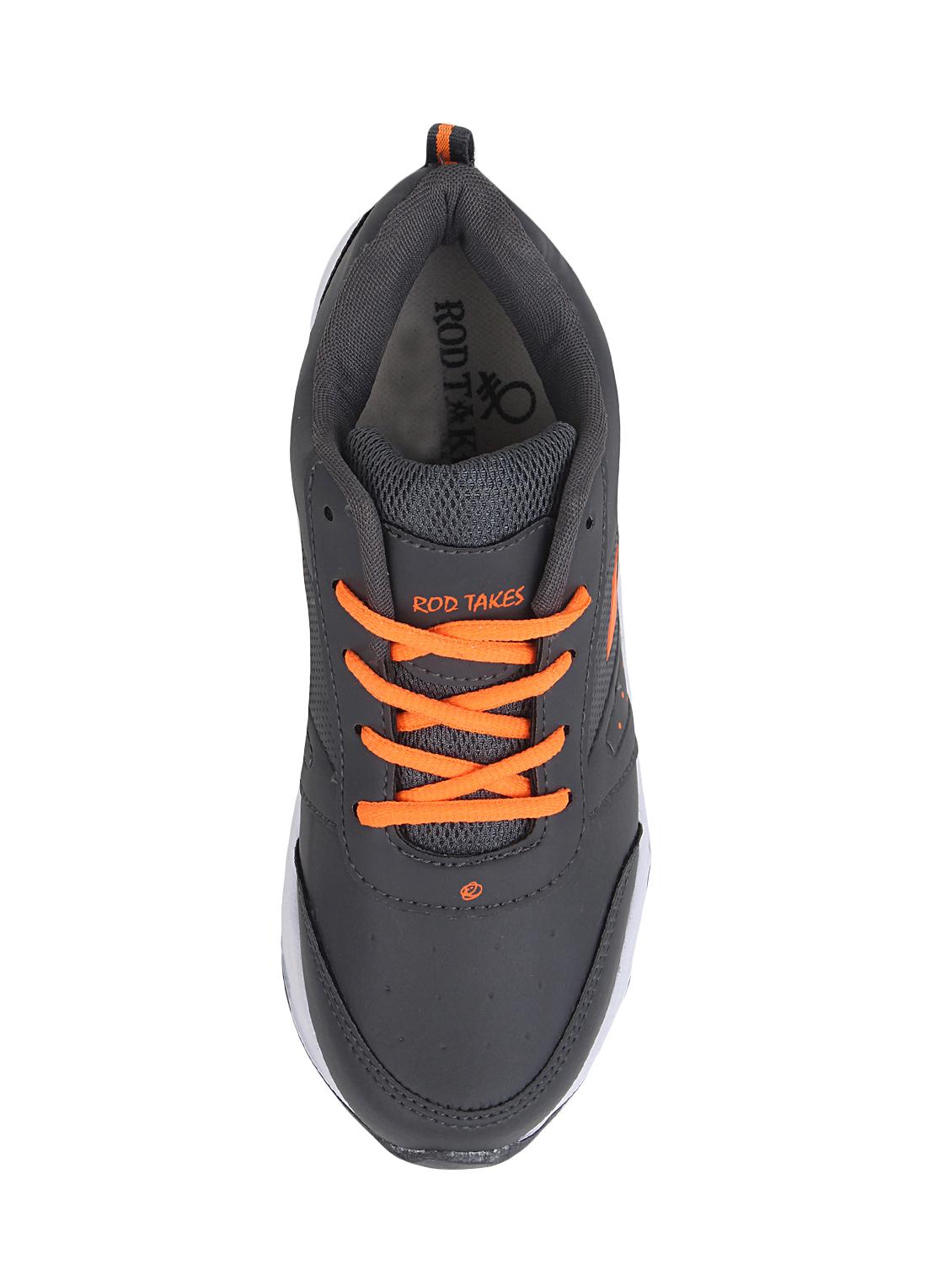grey Leatherette sport shoes - 15727308 - Zoom Image - 4