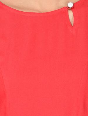 Pink straight kurta - 15727315 - Standard Image - 4