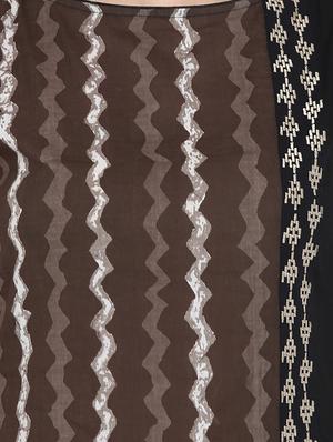 A-line double slit chevron kurta - 15727329 - Standard Image - 4
