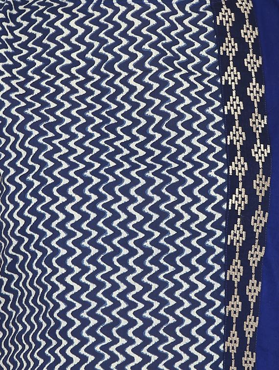Chevron straight kurta - 15727330 - Zoom Image - 4