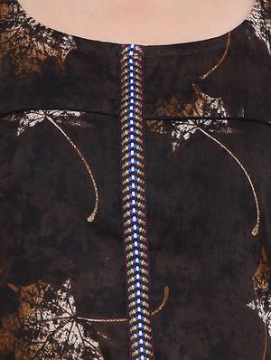 High low printed kurta - 15727335 - Standard Image - 4