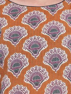 Printed straight kurta - 15727402 - Standard Image - 4