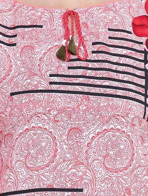 Digital print straight kurta - 15727424 - Standard Image - 4