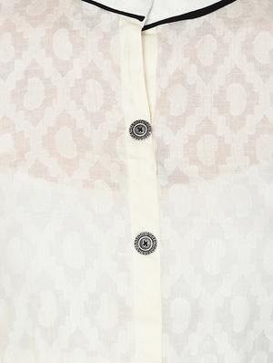 Flared printed kurta - 15727430 - Standard Image - 4