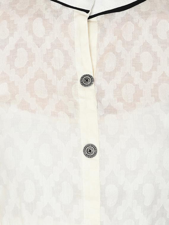 Flared printed kurta - 15727430 - Zoom Image - 4