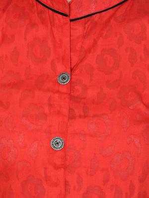 High low printed kurta - 15727438 - Standard Image - 4