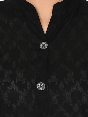 High low printed kurta - 15727440 - Standard Image - 4