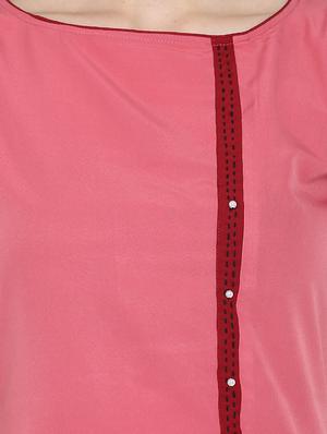 High low solid kurta - 15727461 - Standard Image - 4