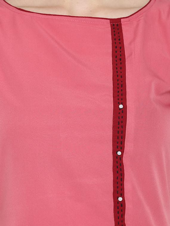 High low solid kurta - 15727461 - Zoom Image - 4