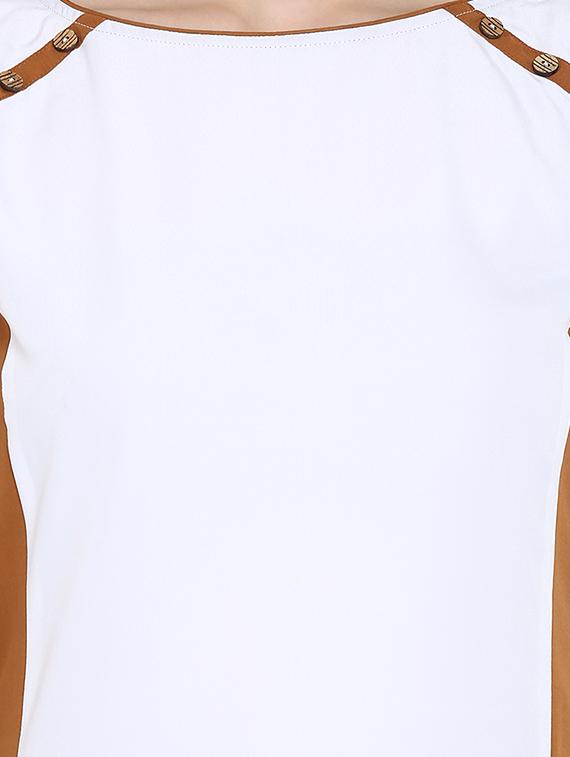 Color block straight kurta - 15727466 - Zoom Image - 4