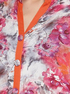 A-line printed kurta - 15727497 - Standard Image - 4